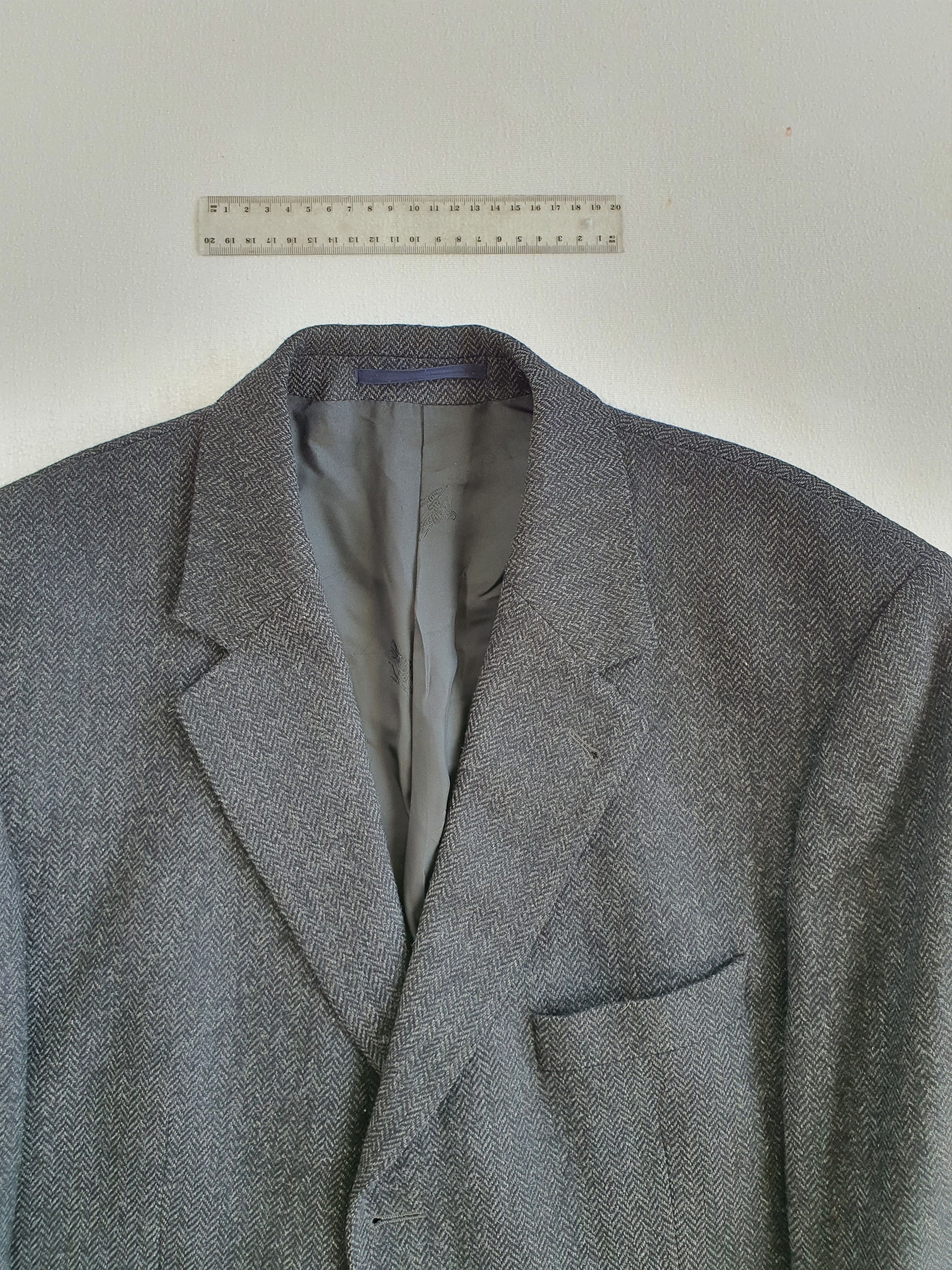 Burberry BURBERRY LONDON - Vintage Sports Coat Jacket - Herringbone Size 44R - 4 Thumbnail