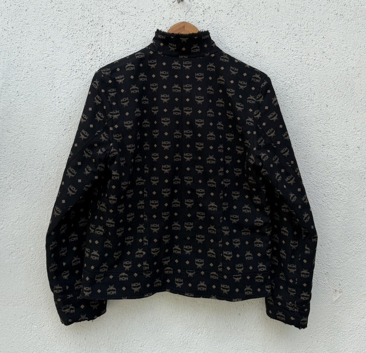 MCM MCM Legere Monogram Logo Lined Blanket Fleece Collar Jacket Size L / US 10 / IT 46 - 4 Thumbnail