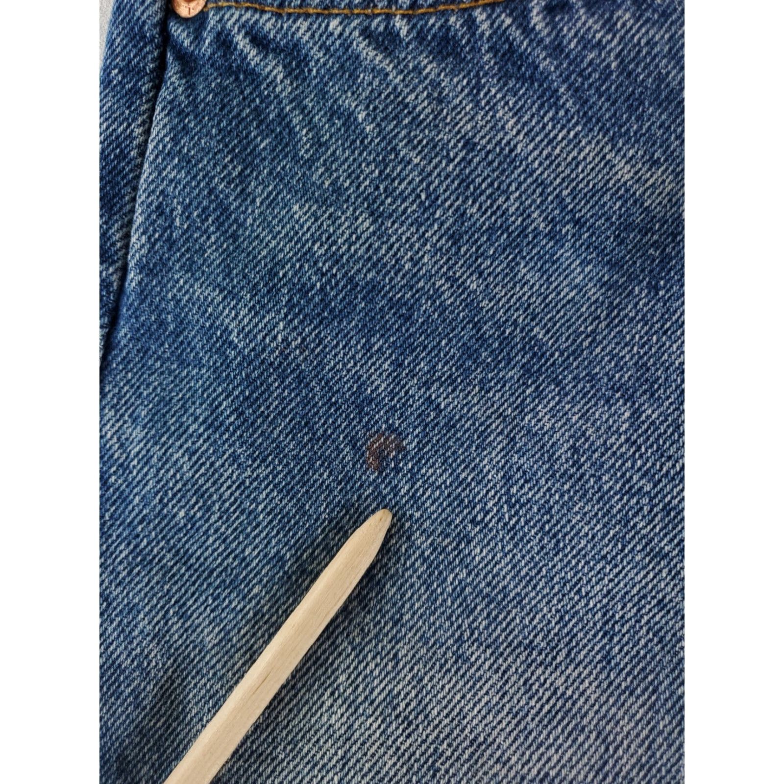 Levi's VINTAGE Levi's 517 Jeans Boots Cut Blue 90s Made USA Mens 35x30 Inseam 30 Whiskering Fade Size US 35 - 2 Thumbnail