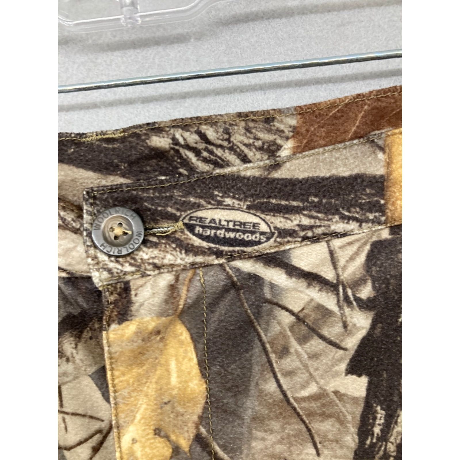 AMO Camo Woolrich Pants Mens XXL Camo Lined Hunting Outdoor Regular Straight 31 in Inseam Multicolor Polyester Blend Cargo Theme Hunting Men Size US 39 - 5 Thumbnail