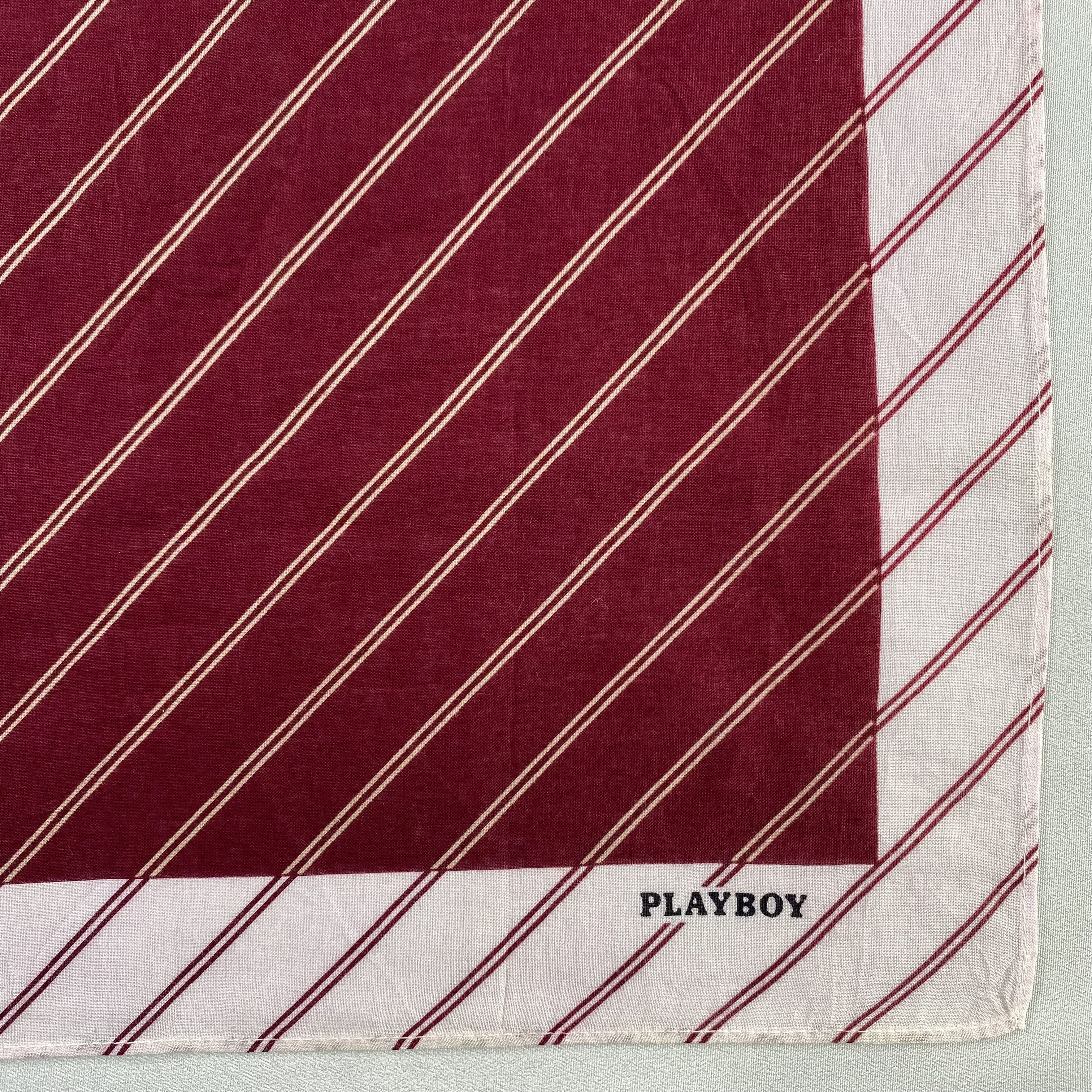 Playboy × Vintage Playboy Bandana/ Handkerchief / Neckerchief-P1024 Size ONE SIZE - 3 Thumbnail