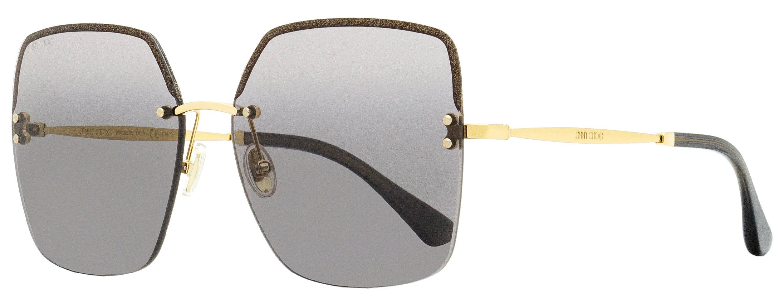 Jimmy Choo Square Sunglasses Judy/S 0T4HA Havana/Gold 57mm Judy sunglasses Brown - Chloé main image 4