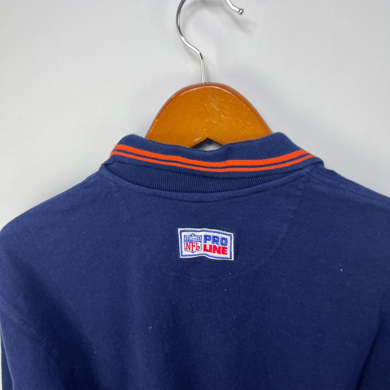 Nike Vintage Nike NFL Denver Broncos Blue Polo Shirt Short Size ONE SIZE - 10 Thumbnail