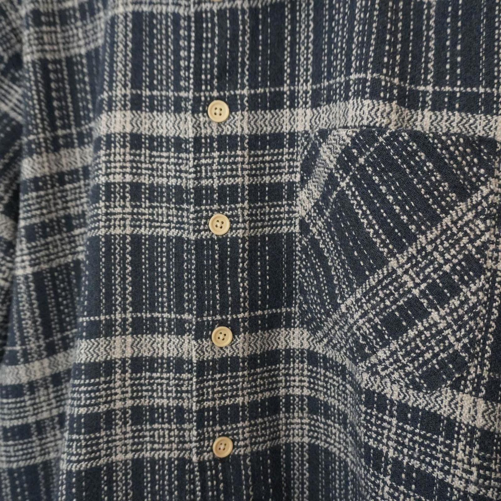 Other Common People Shacket Men's L Blue Plaid Button Up Collared Size US L / EU 52-54 / 3 - 4 Thumbnail