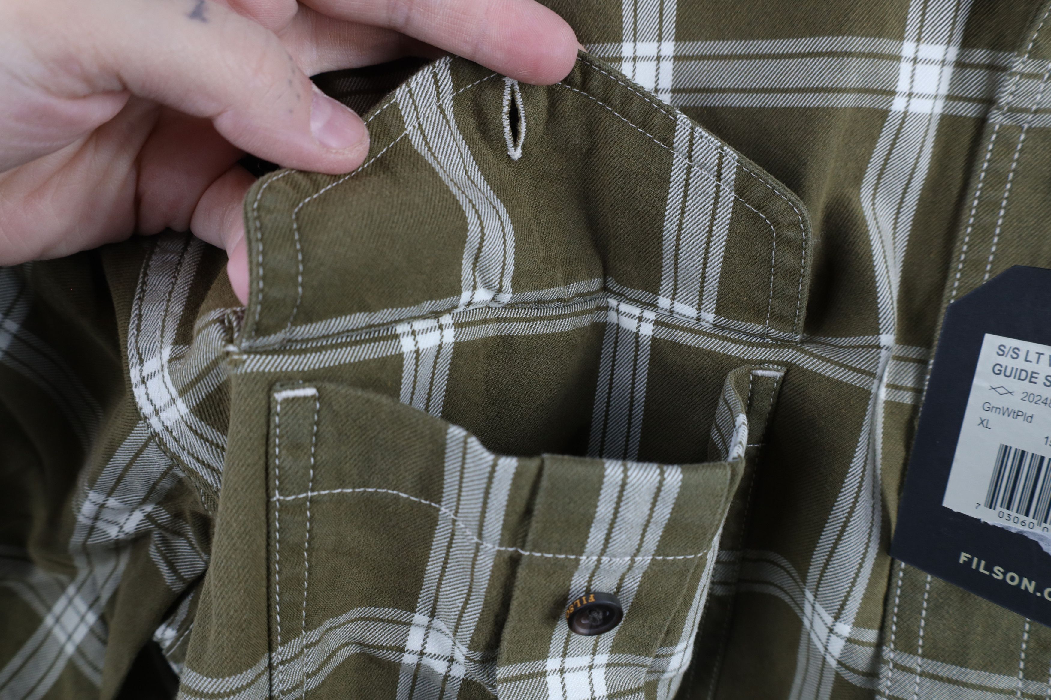 Filson × Vintage New CC Filson Short Sleeve Alaskan Guide Button Shirt Plaid Size US XL / EU 56 / 4 - 6 Thumbnail