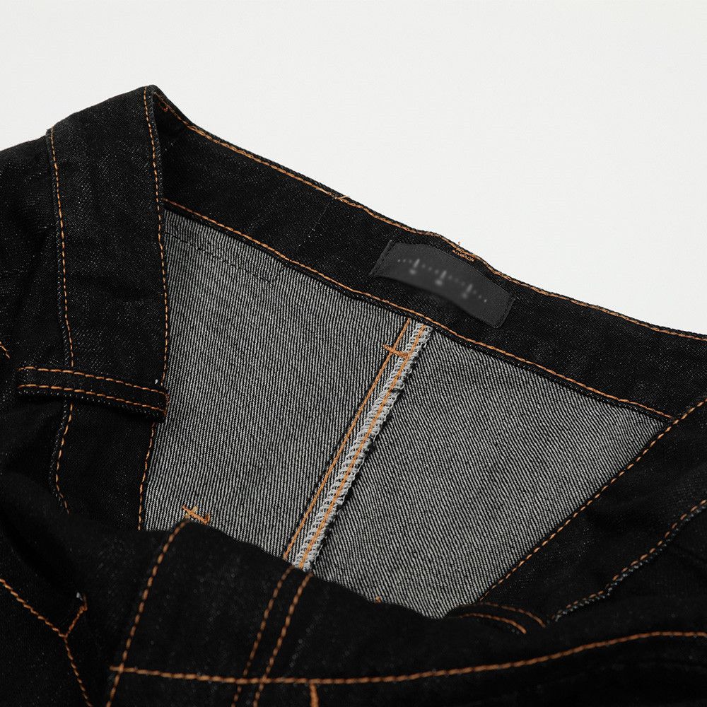 Japanese Brand × Vintage American washed retro personality silhouette wide-leg jeans Size US 32 / EU 48 - 4 Thumbnail