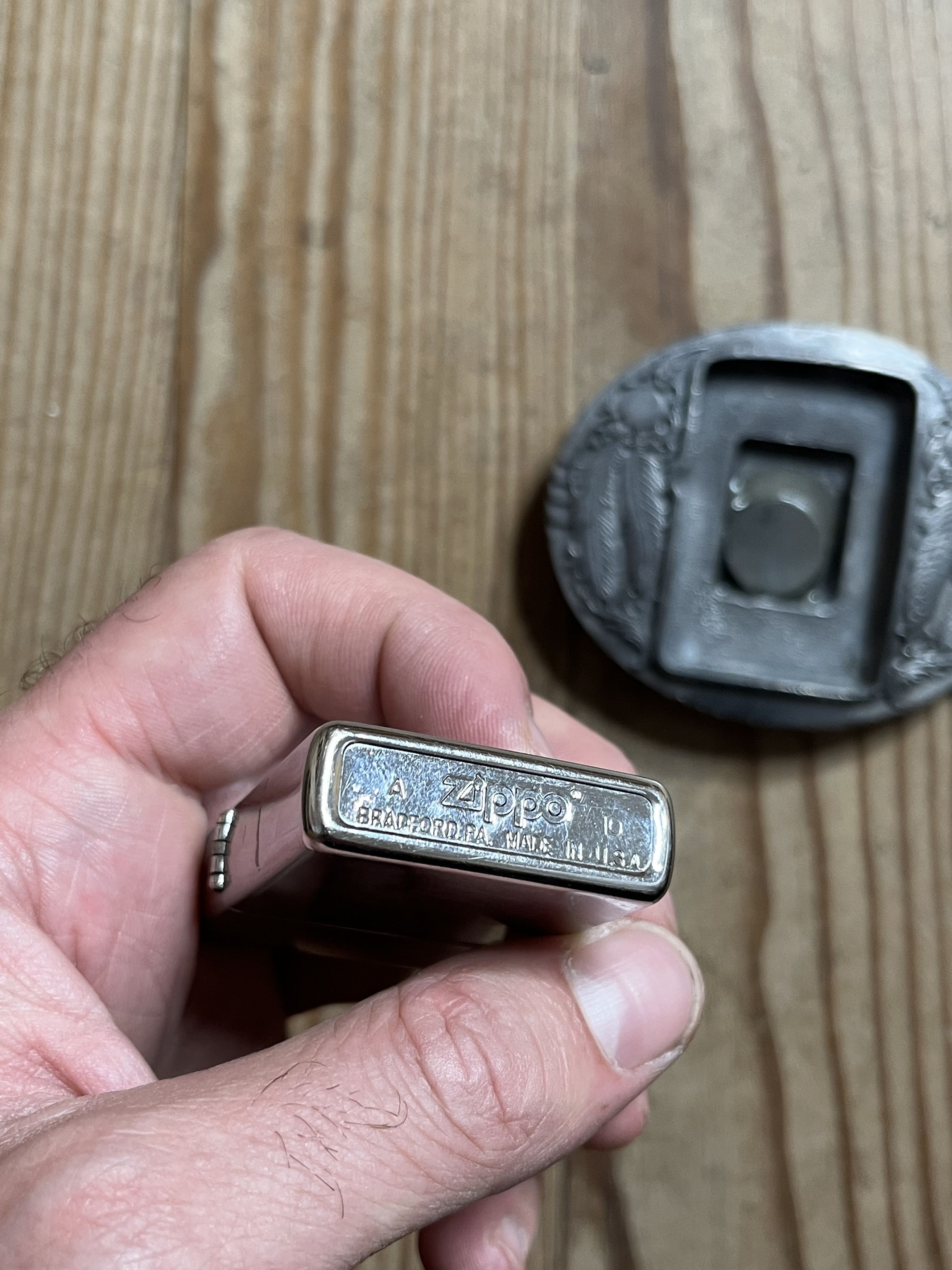 Other Siskiyou Zippo Belt Buckle Vintage 1999 Made in USA Size ONE SIZE - 5 Thumbnail