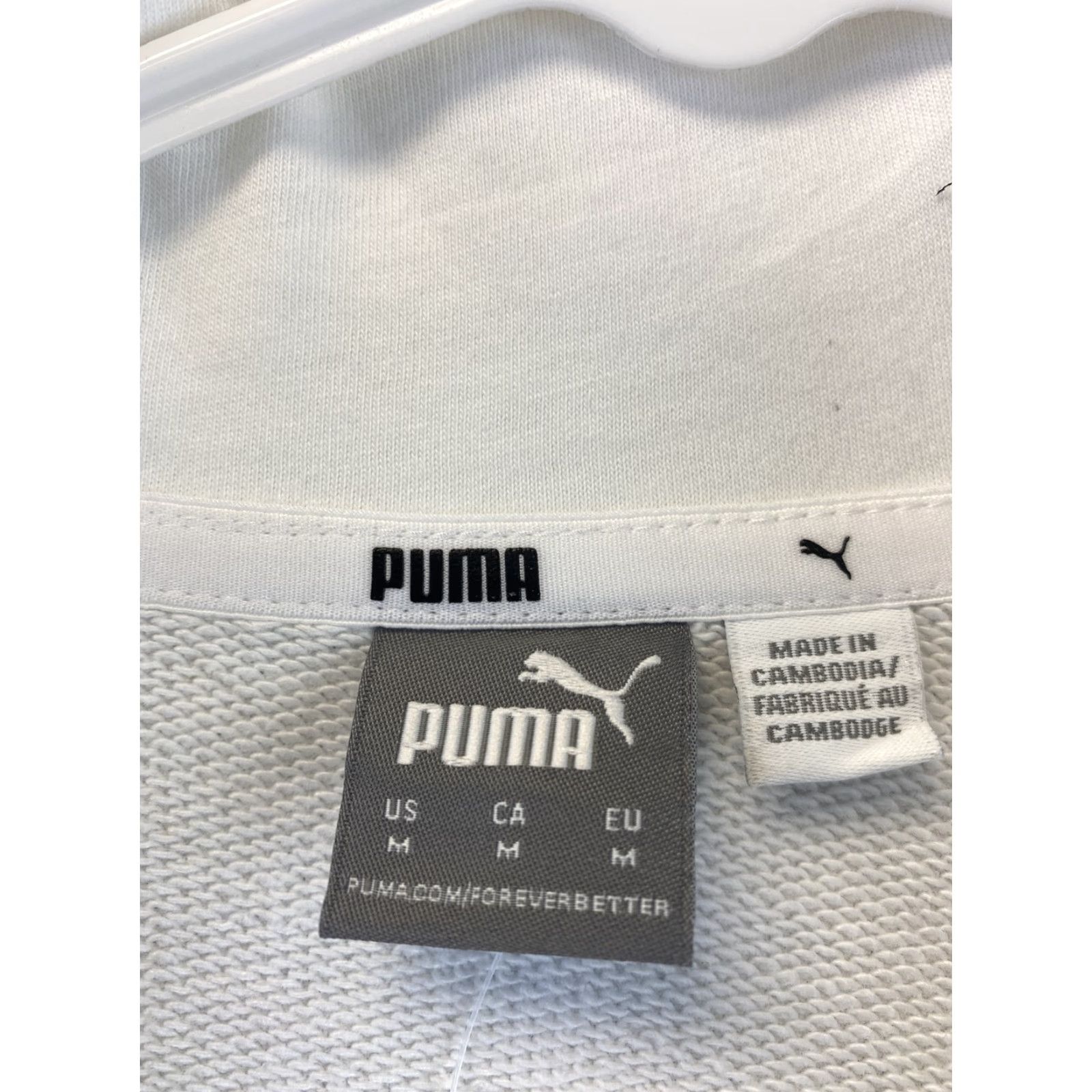 Puma NEW Puma Modern Sport Cropped Hoodie Women’s M White Activewear Size M / US 6-8 / IT 42-44 - 4 Thumbnail