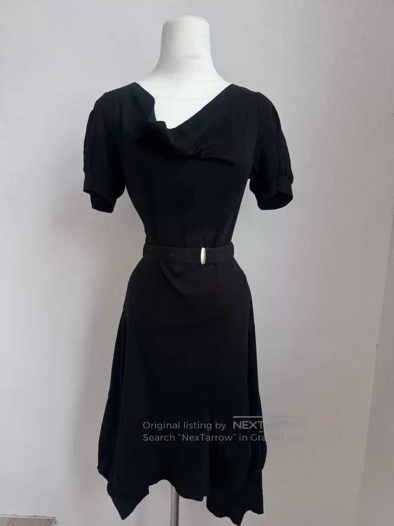 Vivienne Westwood Vivienne Westwood Black asymmetric off-the-shoulder dress Size M / US 6-8 / IT 42-44 - 1 Thumbnail