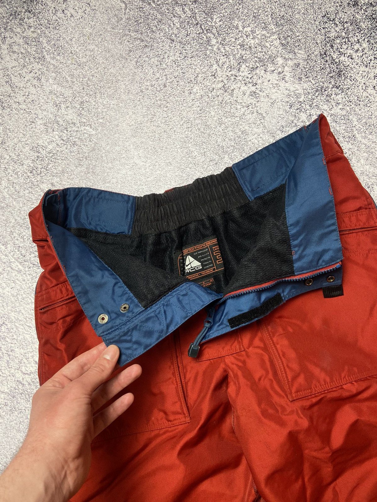 Nike ACG Vintage Nike ACG Snow Ski Pants Red Outer Layer 3 Rare Sport Size US 32 / EU 48 - 9 Thumbnail