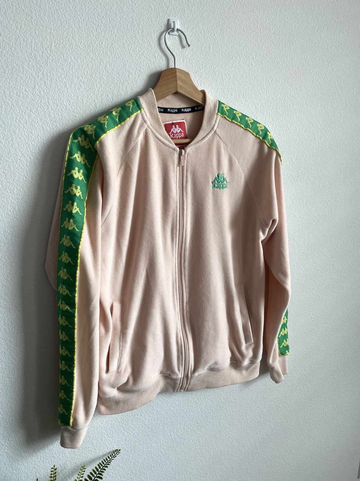 Kappa Kappa Velour Zip Up Track Jacket Size US M / EU 48-50 / 2 - 2 Thumbnail