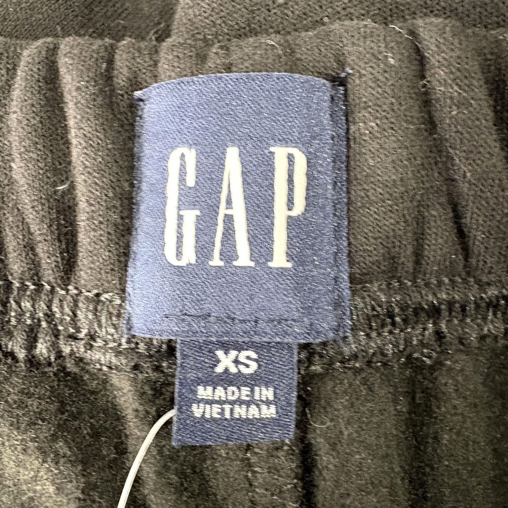 Gap Gap Fleece Sweatpants Womens XS Black Relaxed High Rise Elastic Waist Lounge NWT Size 26" / US 2 / IT 38 - 2 Thumbnail
