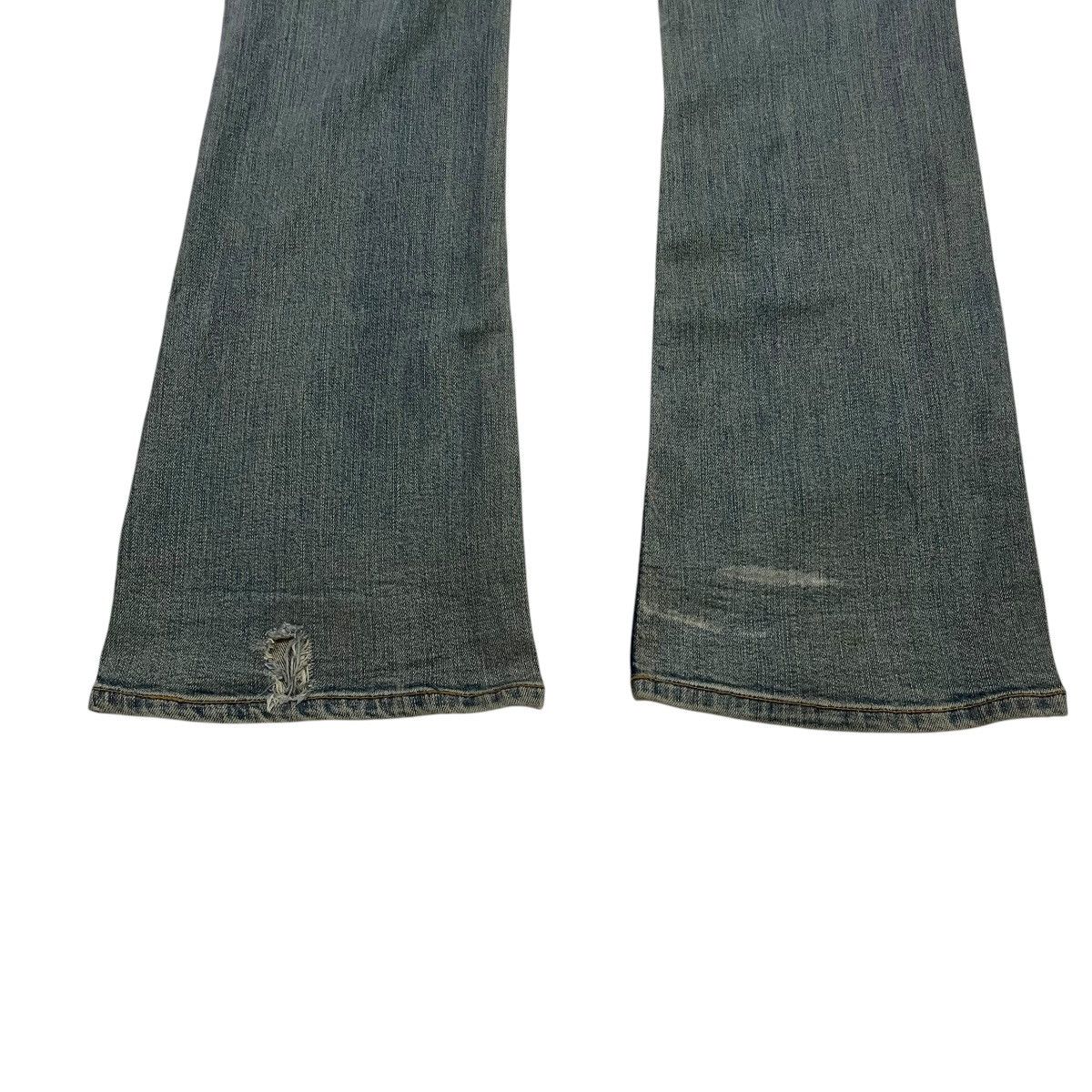 If Six Was Nine Joy Dean Denim Flared Embroidery Girl Size US 31 - 3 Thumbnail