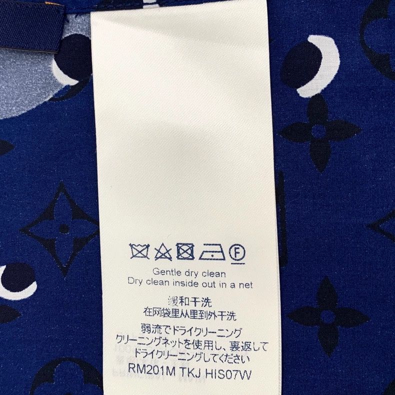 Louis Vuitton Louis Vuitton Navy logo full-print camo cotton long-sleeve Size US M / EU 48-50 / 2 - 6 Thumbnail