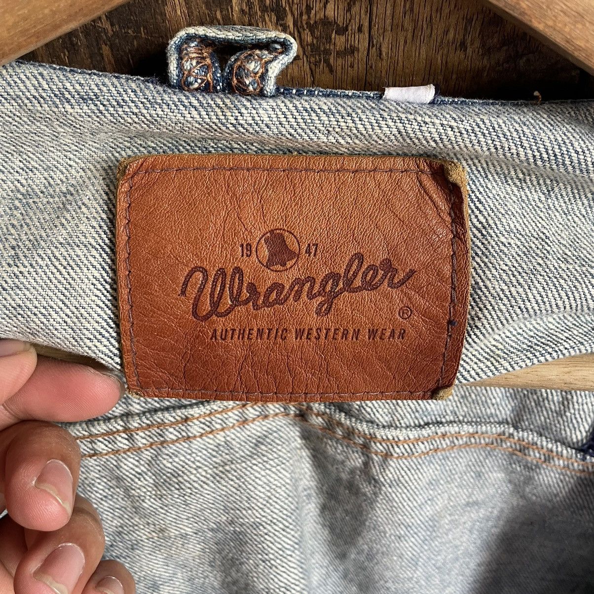 Vintage × Wrangler Vintage Wrangler Denim Trucker Jacket Size US M / EU 48-50 / 2 - 4 Thumbnail