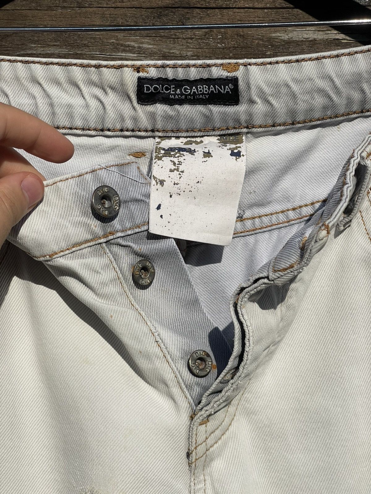 Dolce & Gabbana Y2K Dolce & Gabbana grey jeans Vintage Size US 34 / EU 50 - 13 Thumbnail