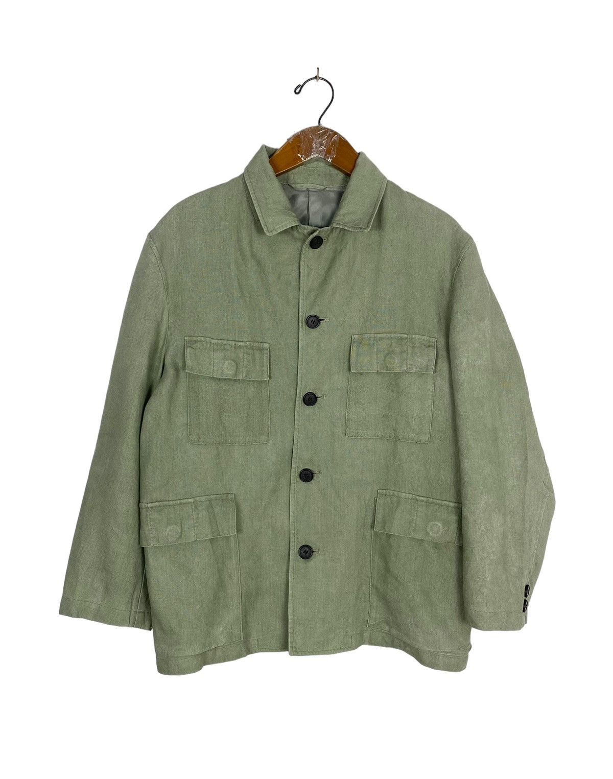 Other Rare‼️ Paisley Scotland Utility Linen Jacket Size US S / EU 44-46 / 1 - 1 Thumbnail