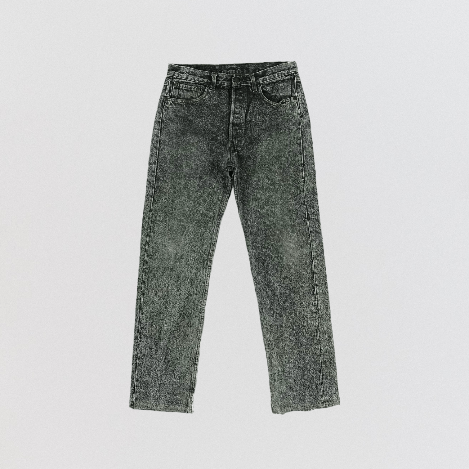 Levi's × Vintage Vintage 90s Faded Black Levis 501 Jeans-JM2835 Size US 33 - 1 Thumbnail