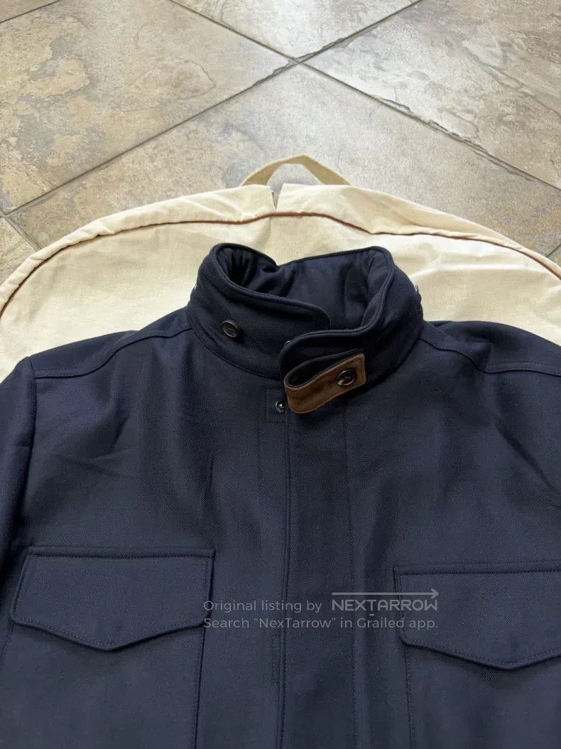 Loro Piana Loro Piana Navy blue Size US L / EU 52-54 / 3 - 2 Thumbnail