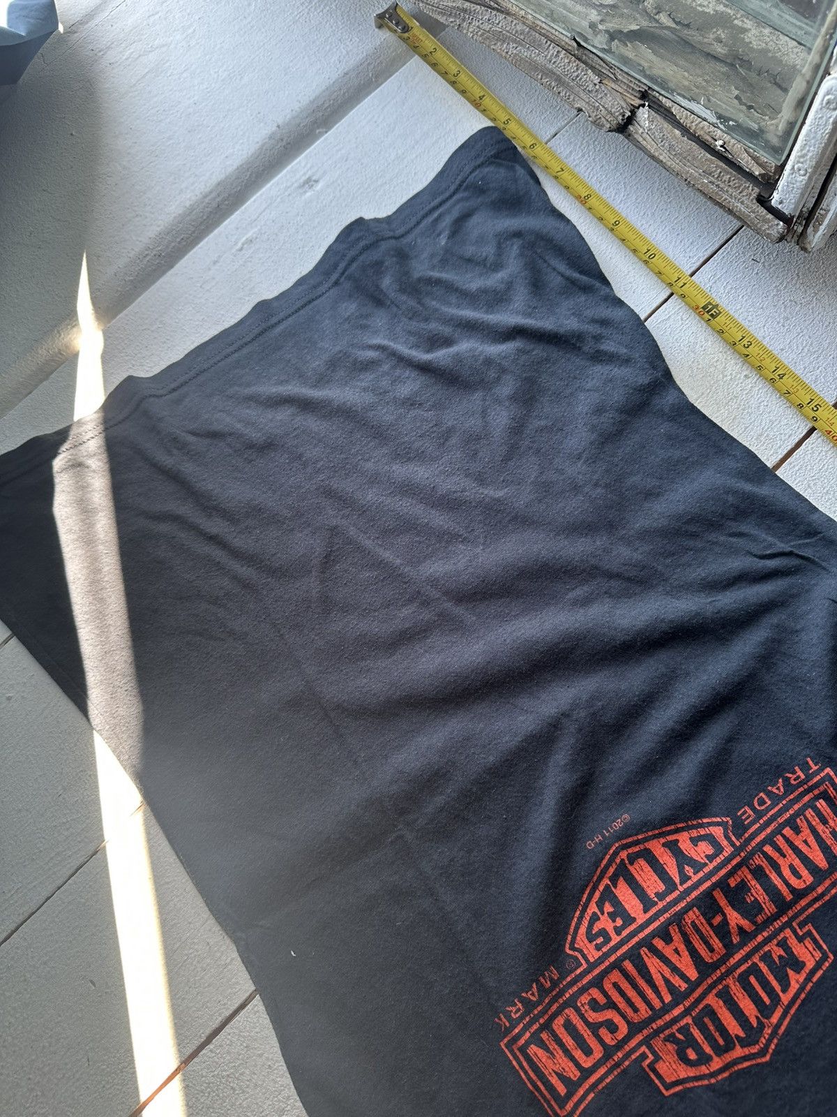 Harley Davidson 🚨VNTG HARLEY DAVIDSON WOMEN BLACK TEE BIG LOGO 40 JAHRE Size M / US 6-8 / IT 42-44 - 3 Thumbnail