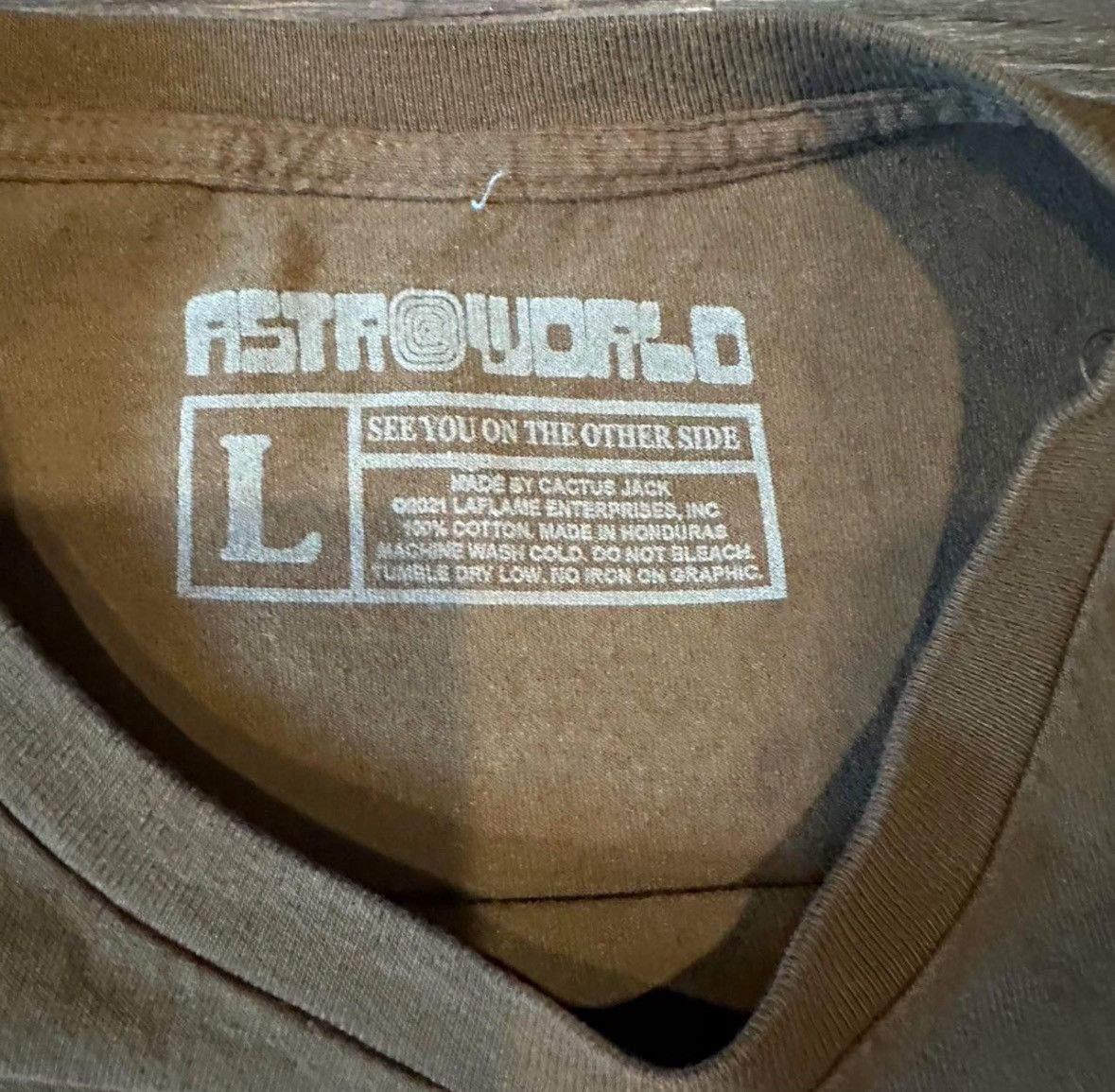 Travis Scott Travis scott brown shirt Size US L / EU 52-54 / 3 - 2 Thumbnail