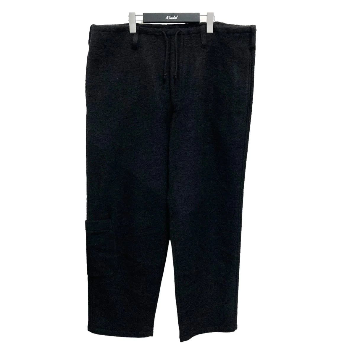 image of Yohji Yamamoto Pour Homme Wool Wide Pants in Black, Men's (Size 41)