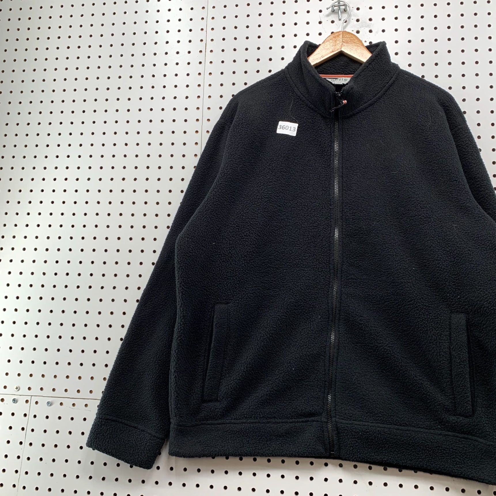 Orvis VINTAGE Orvis Fleece Full Zip Jacket Mens L Black Outdoor Casual 26X28 Size US L / EU 52-54 / 3 - 4 Thumbnail