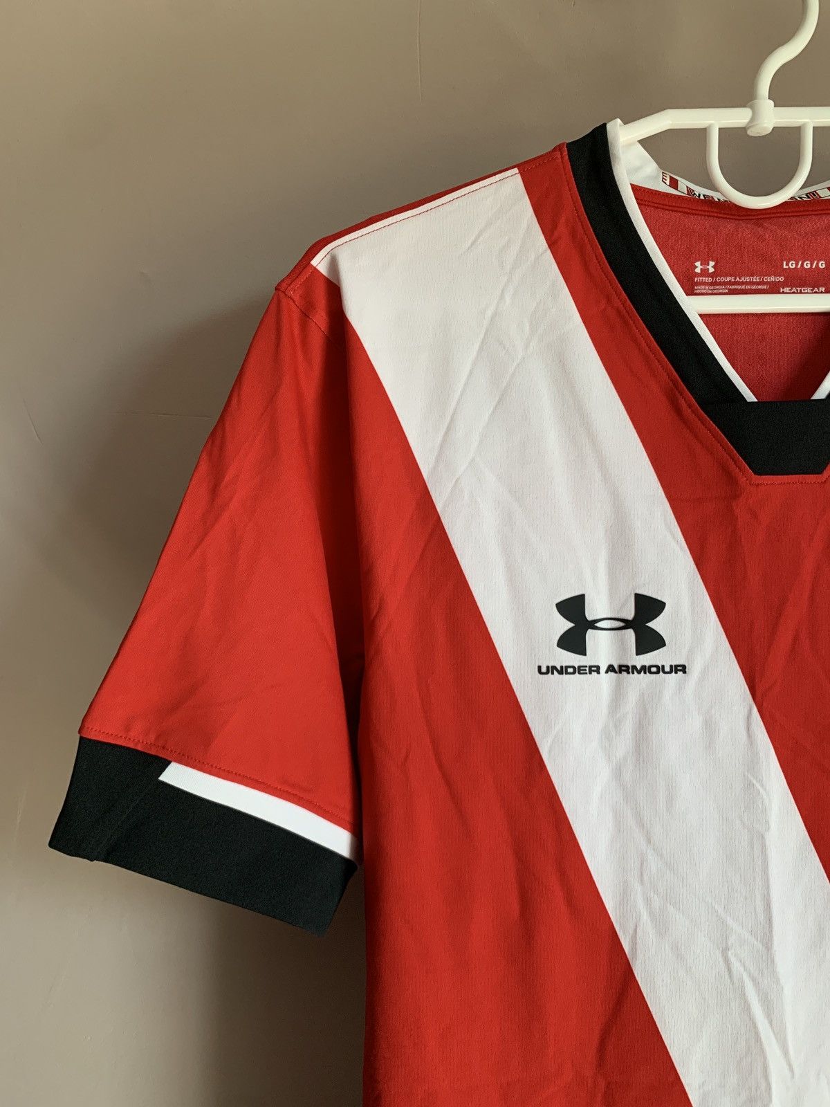 Under Armour Southampton 20/21 Home Football Shirt Under Armour Soccer L Size US L / EU 52-54 / 3 - 4 Thumbnail