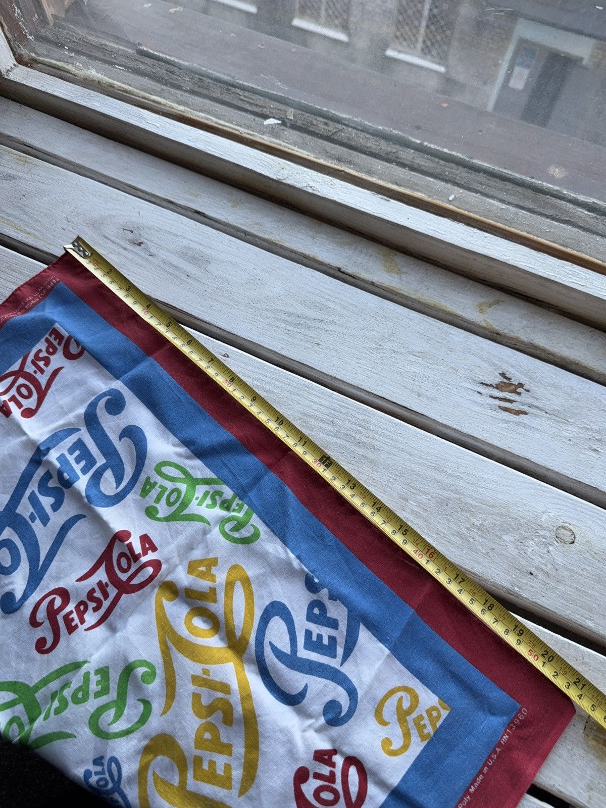 Coca Cola × Pepsi × Vintage Vintage Pepsi Cola Logo Bandana Handkerchief USA 1993 Promo Size ONE SIZE - 8 Thumbnail