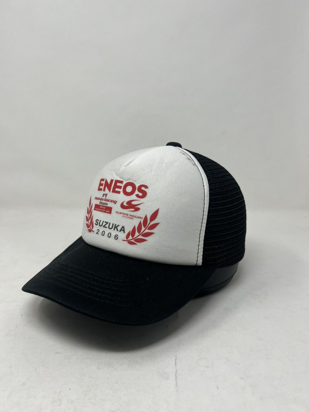 Japanese Brand Vintage Eneos Honda Racing Team Suzuka 2006 Trucker Hat Size ONE SIZE - 1 Thumbnail