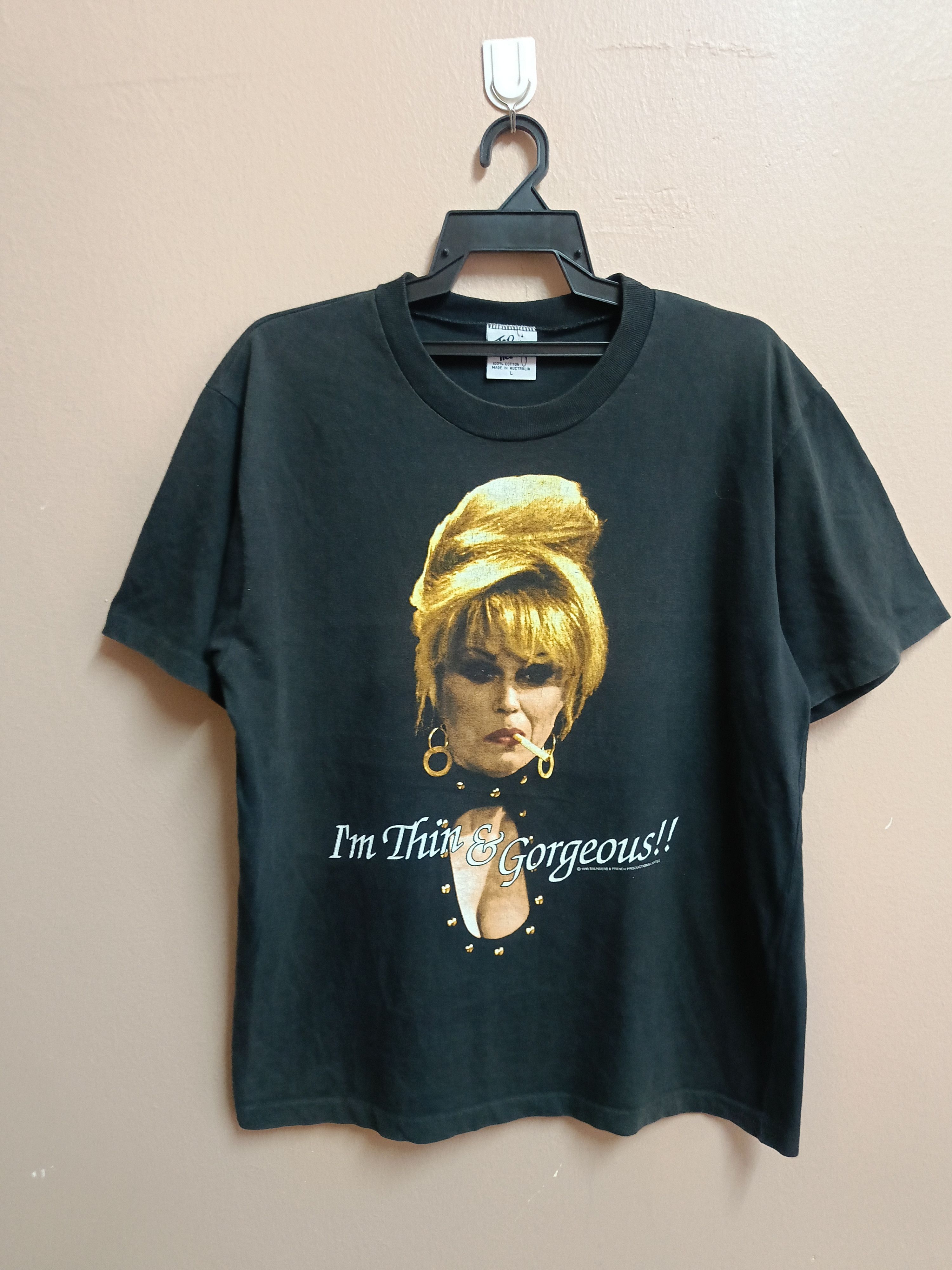 Vintage Vtg 90s Absolutely Fabulous movie film shirt Size US M / EU 48-50 / 2 - 2 Thumbnail