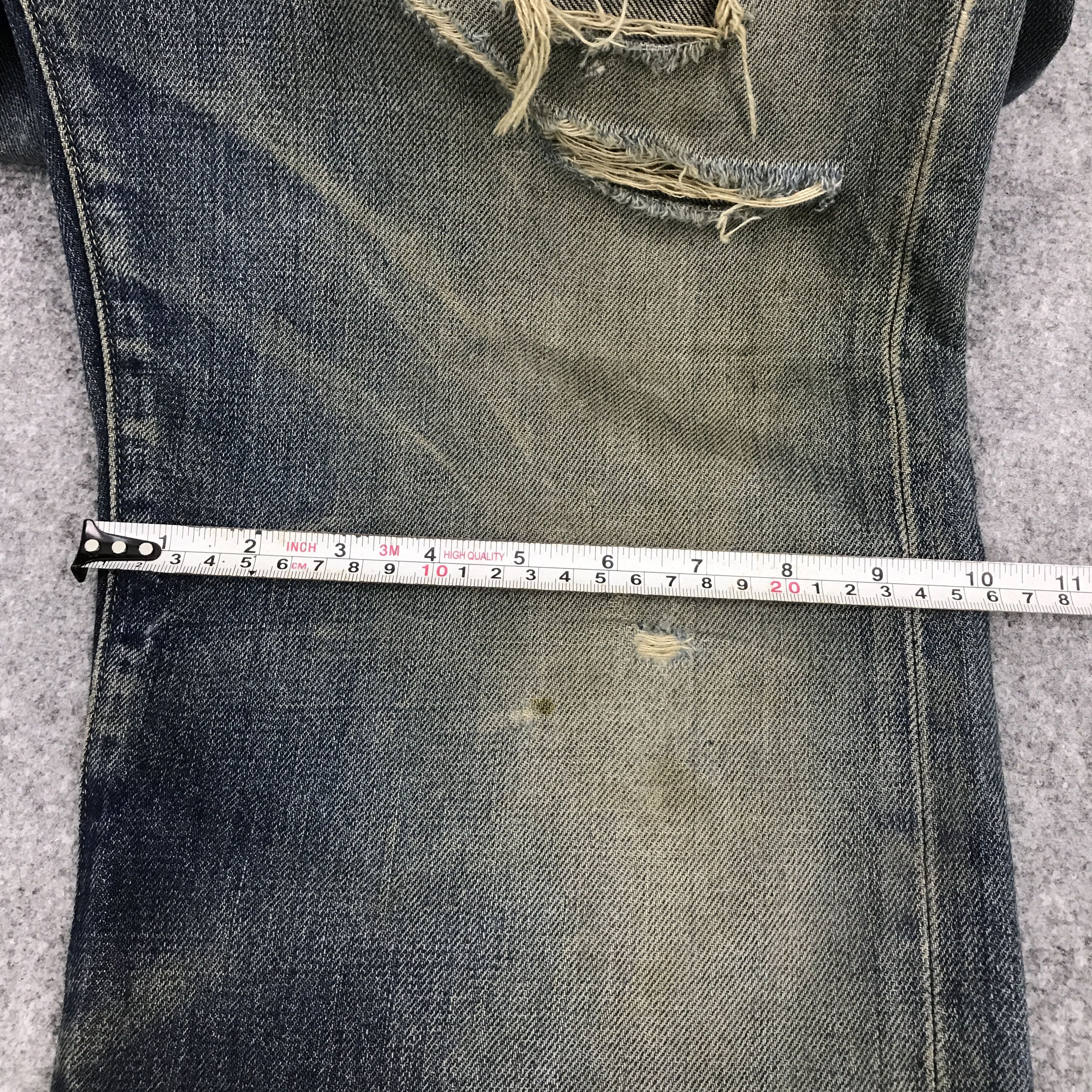 Japanese Brand × Levi's Vintage Clothing VTG🔥LEVI'S BIG E JAPAN SELVAGE DENIM DISTRESSED JEANS Size US 32 / EU 48 - 14 Thumbnail