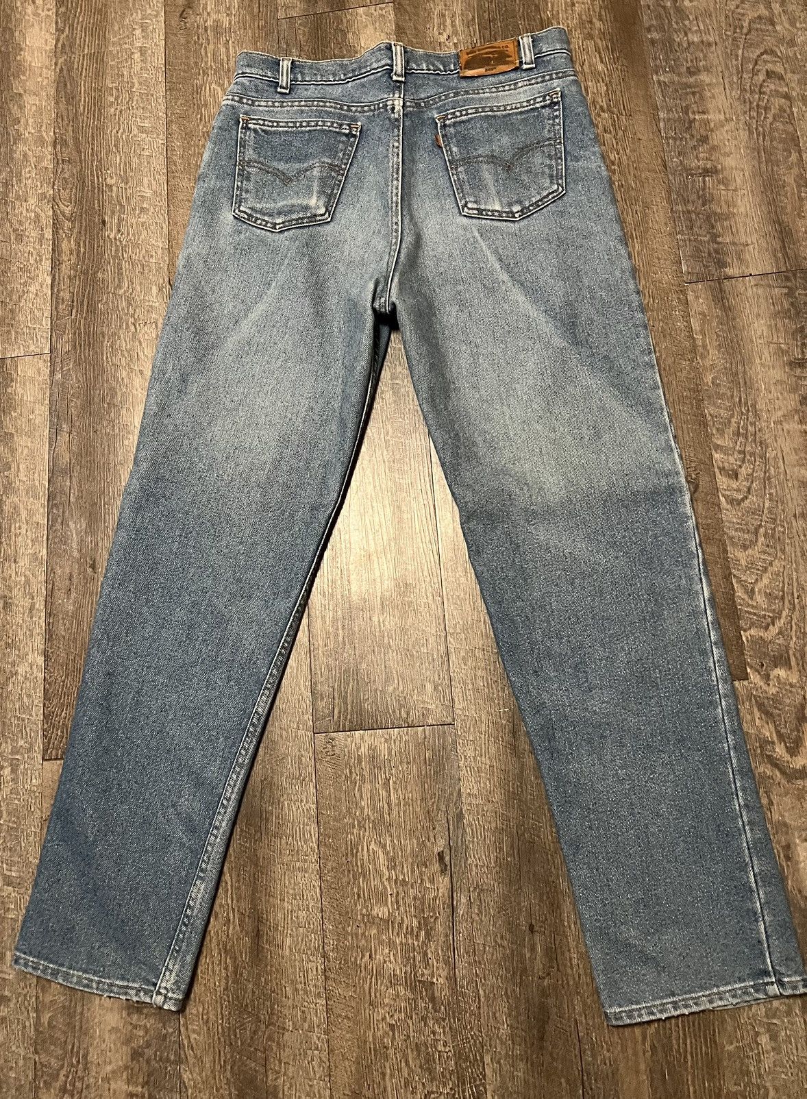 Levi's × Vintage Vintage 90’s Levis 540 Brown Tab Made In USA Flex Blue Jeans Size US 34 / EU 50 - 6 Thumbnail