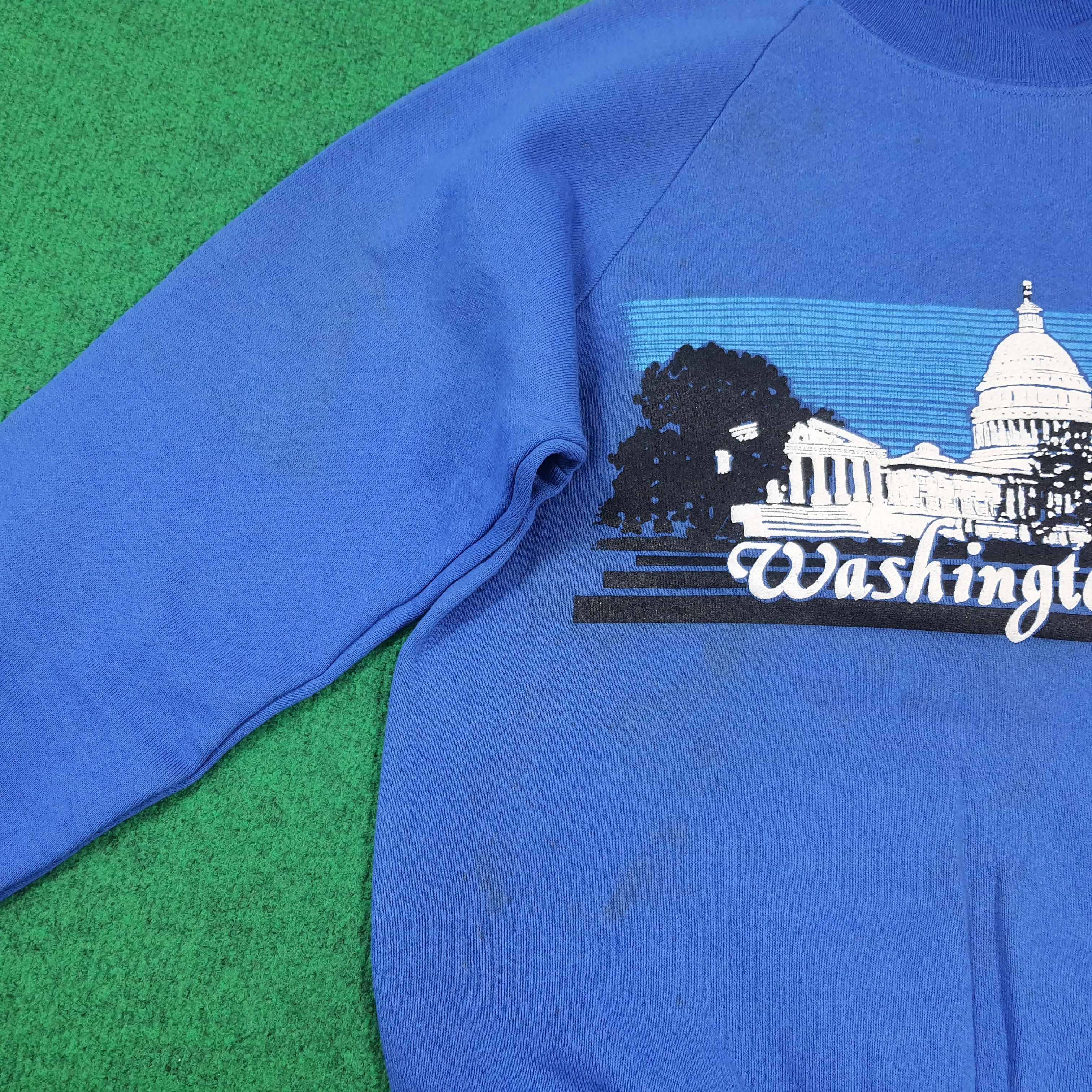 Fruit Of The Loom Vintage Washington D.C. Art Architecture Sweatshirt C290N15 Size US S / EU 44-46 / 1 - 10 Thumbnail