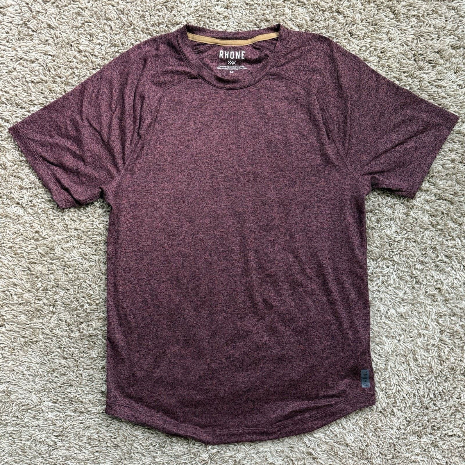 Rhone Rhone Atmosphere T-Shirt Heather Red Athletic Performance Size US S / EU 44-46 / 1 - 1 Thumbnail