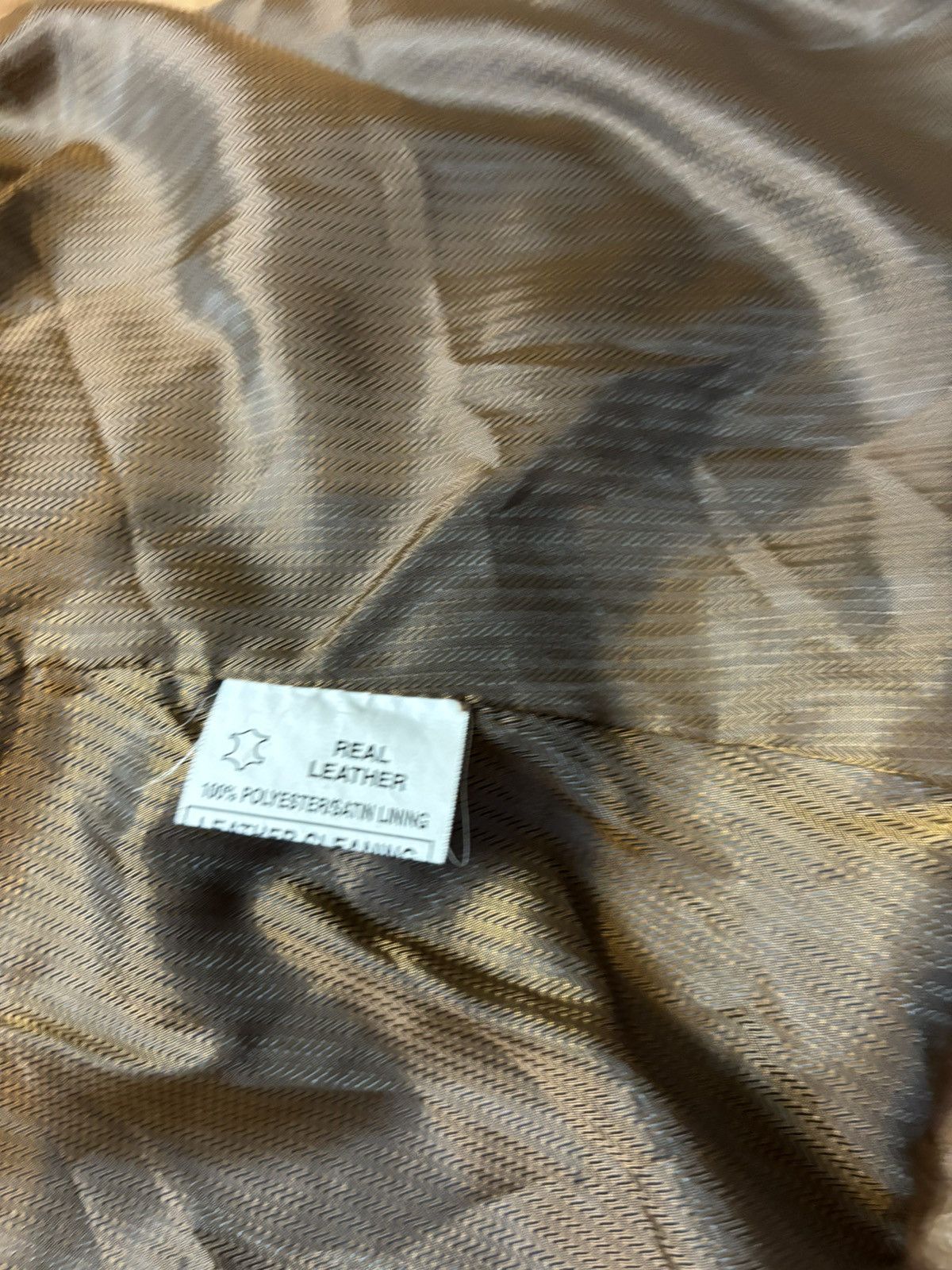 Vintage Vintage real leather caramel jacket Size XL / US 12-14 / IT 48-50 - 8 Thumbnail