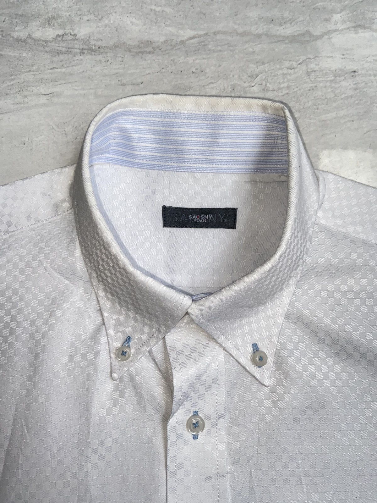 Designer × Japanese Brand × Yohji Yamamoto SACSNY Y’SACCS White Shirt Size US L / EU 52-54 / 3 - 5 Thumbnail