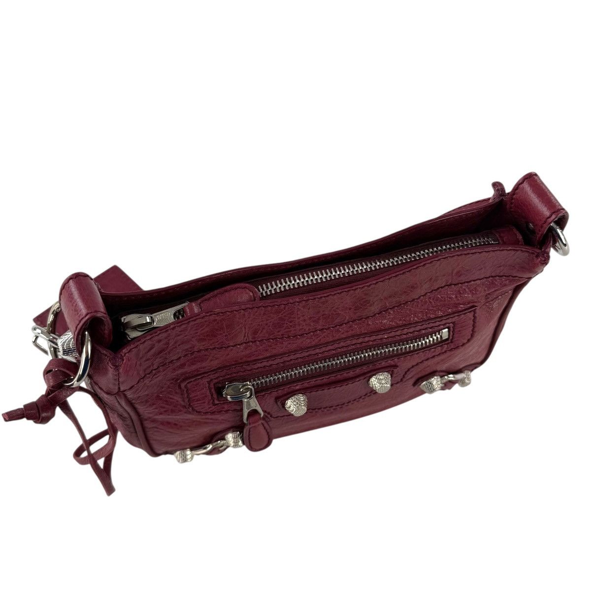 Balenciaga Balenciaga Leather Motocross Hip Giant Studded Shoulder Bag Size ONE SIZE - 6 Thumbnail