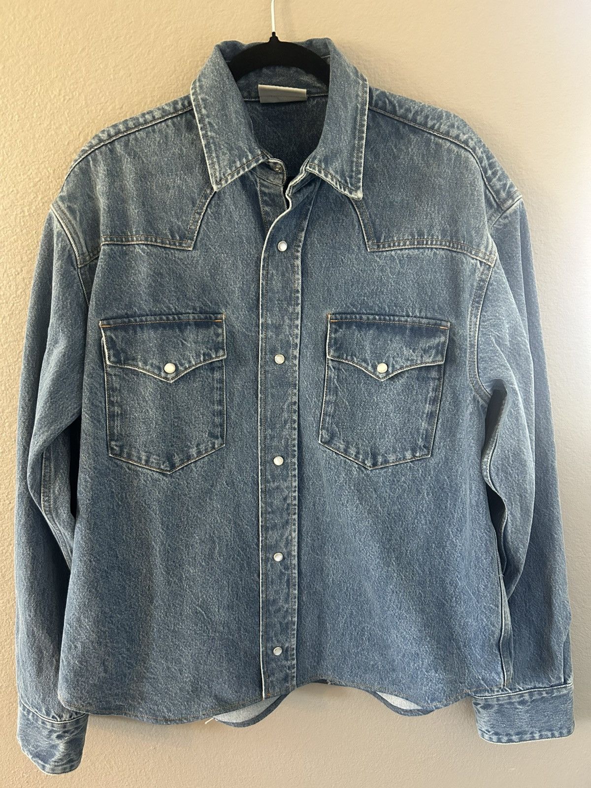 VTMNTS VTMNTS Western Denim Shirt Size US L / EU 52-54 / 3 - 2 Thumbnail