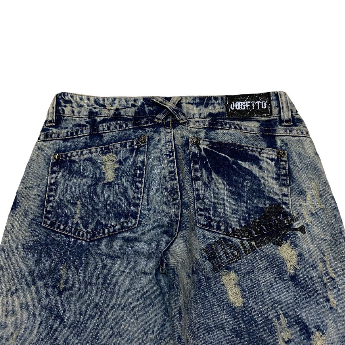 If Six Was Nine × Japanese Brand Rare Design Vintage Brand Vestiamo Distressed Jeans 2000s Size US 31 - 4 Thumbnail