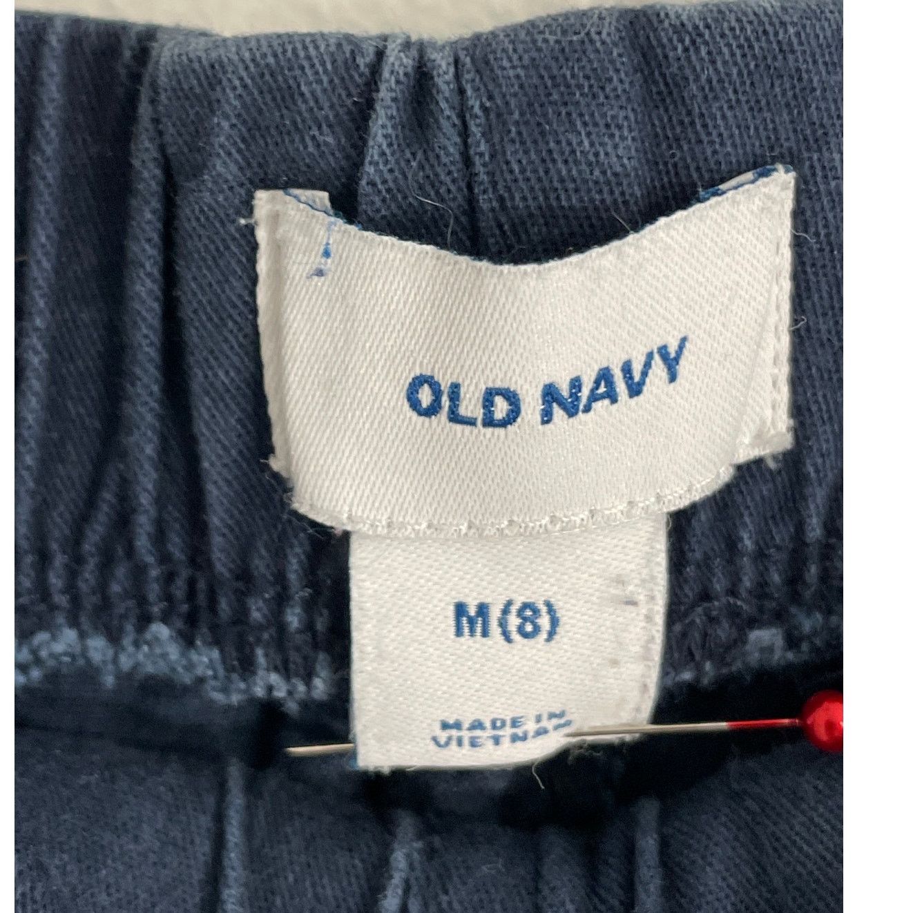 Old Navy Old Navy BOYS Chino Shorts Flat Front Medium 8 Blue Size US 26 / EU 42 - 3 Thumbnail