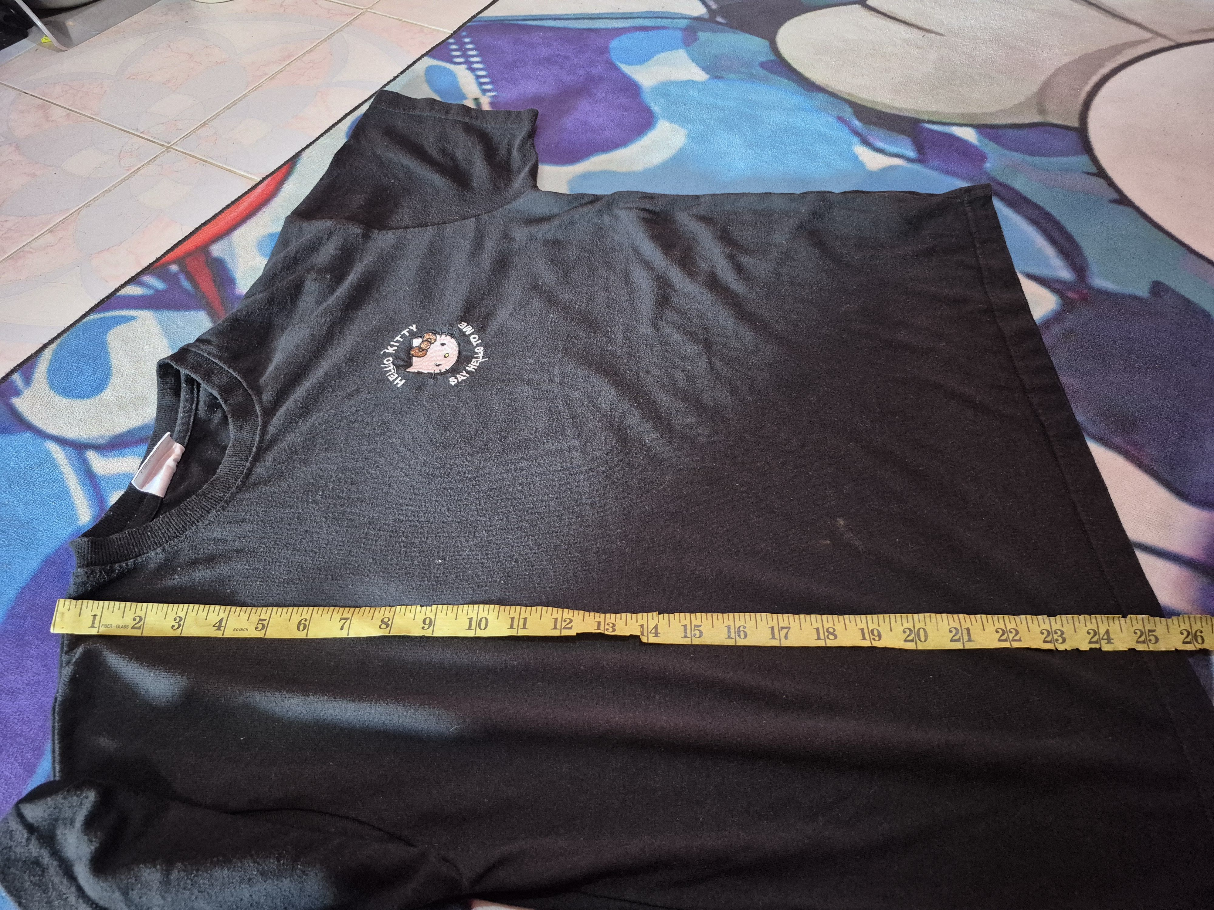 Japanese Brand 🔥 Hello Kitty Sanrio Japan Big Logo Carpet Tee Size US L / EU 52-54 / 3 - 11 Thumbnail