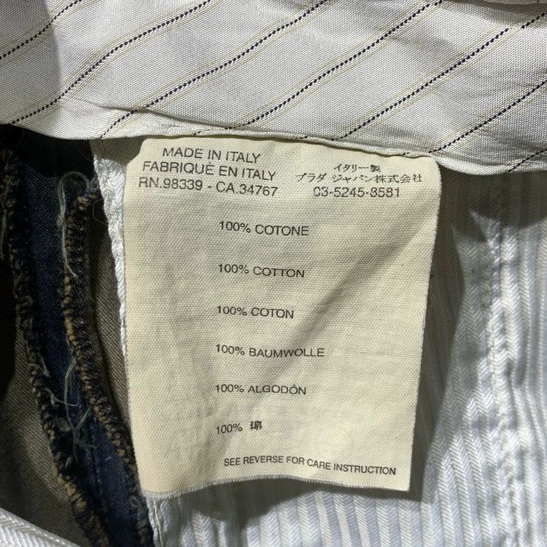 Prada Prada Casual denim trousers 2501-Nextarrow Size US 30 / EU 46 - 4 Thumbnail