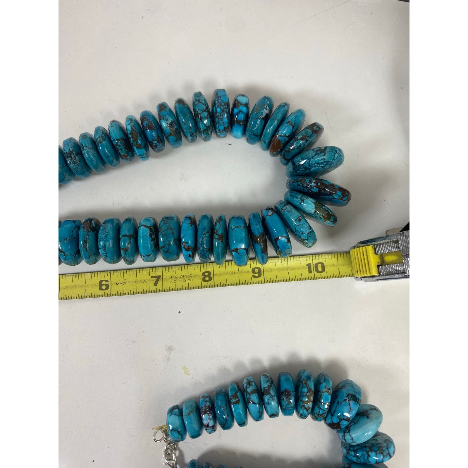 Other Graduated Blue Turquoise NuggetsNecklace and Braclet Size ONE SIZE - 10 Thumbnail