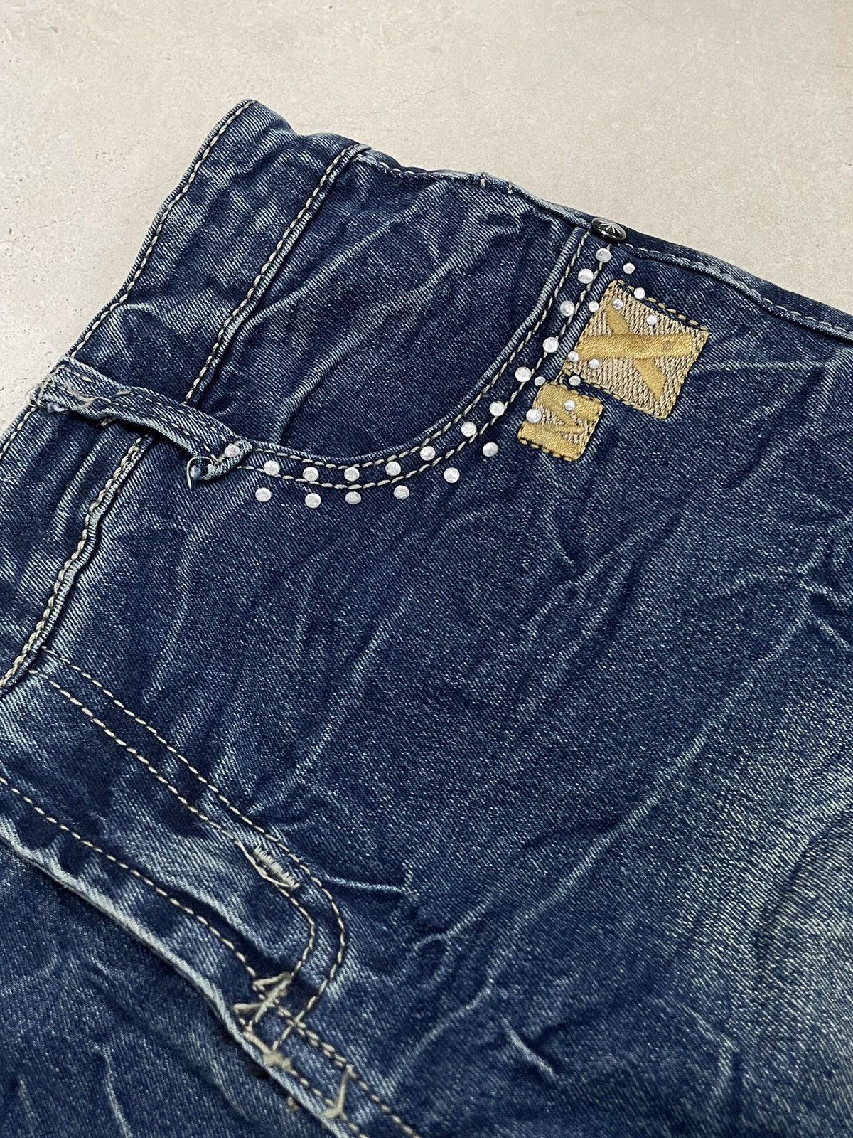 Designer × Hysteric Glamour × If Six Was Nine Flare 3D Whisker Blink Patch Designer Style Size 29" - 7 Thumbnail
