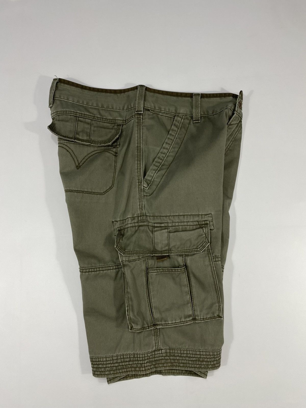 Levi's 🔥LASTDROP🔥VTG Levis Cargo Military Multipockets Khaki Shorts Size US 31 - 17 Thumbnail