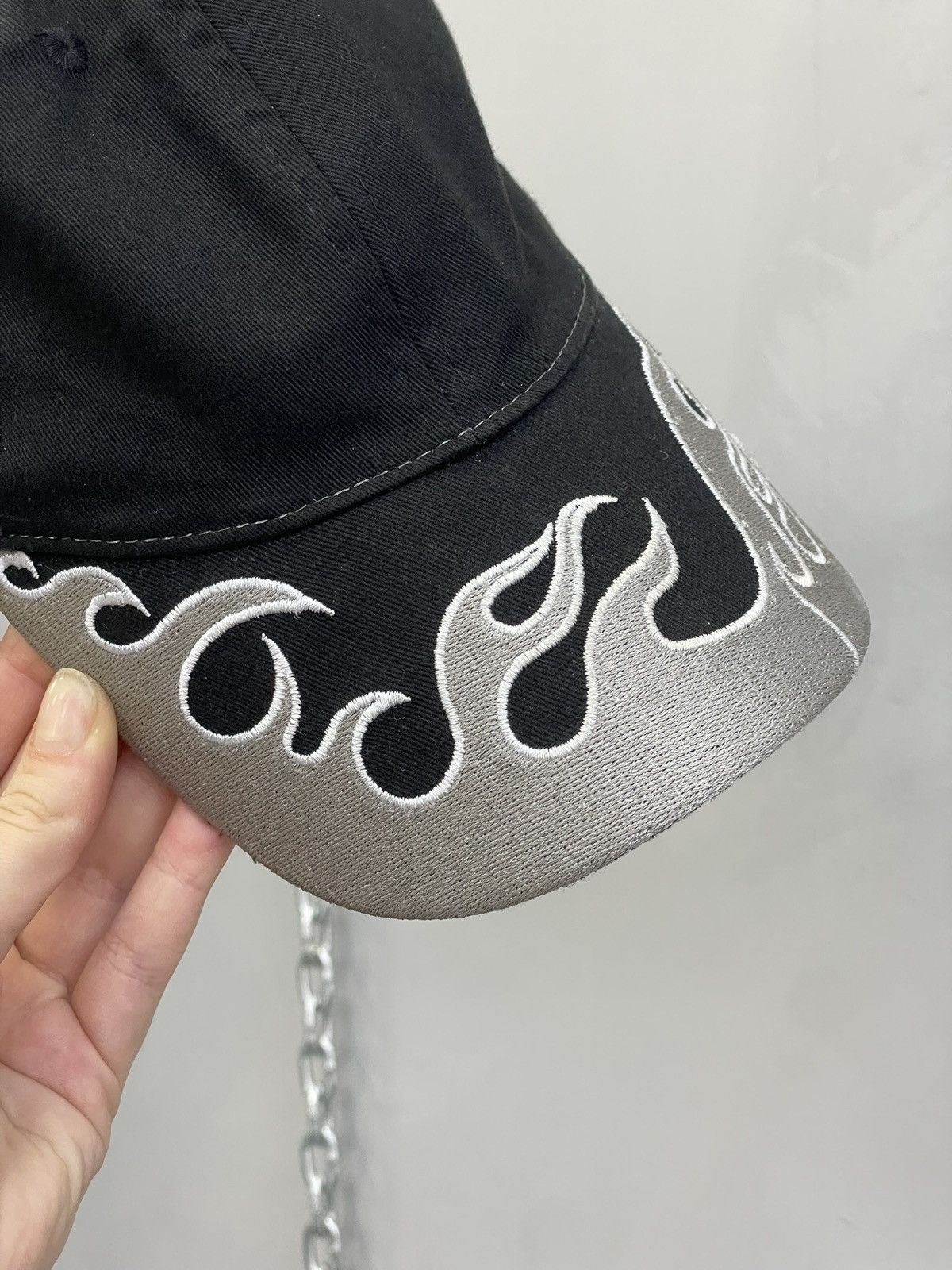 Harley Davidson Harley davidson style flames cap hat y2k diesel Size ONE SIZE - 7 Thumbnail