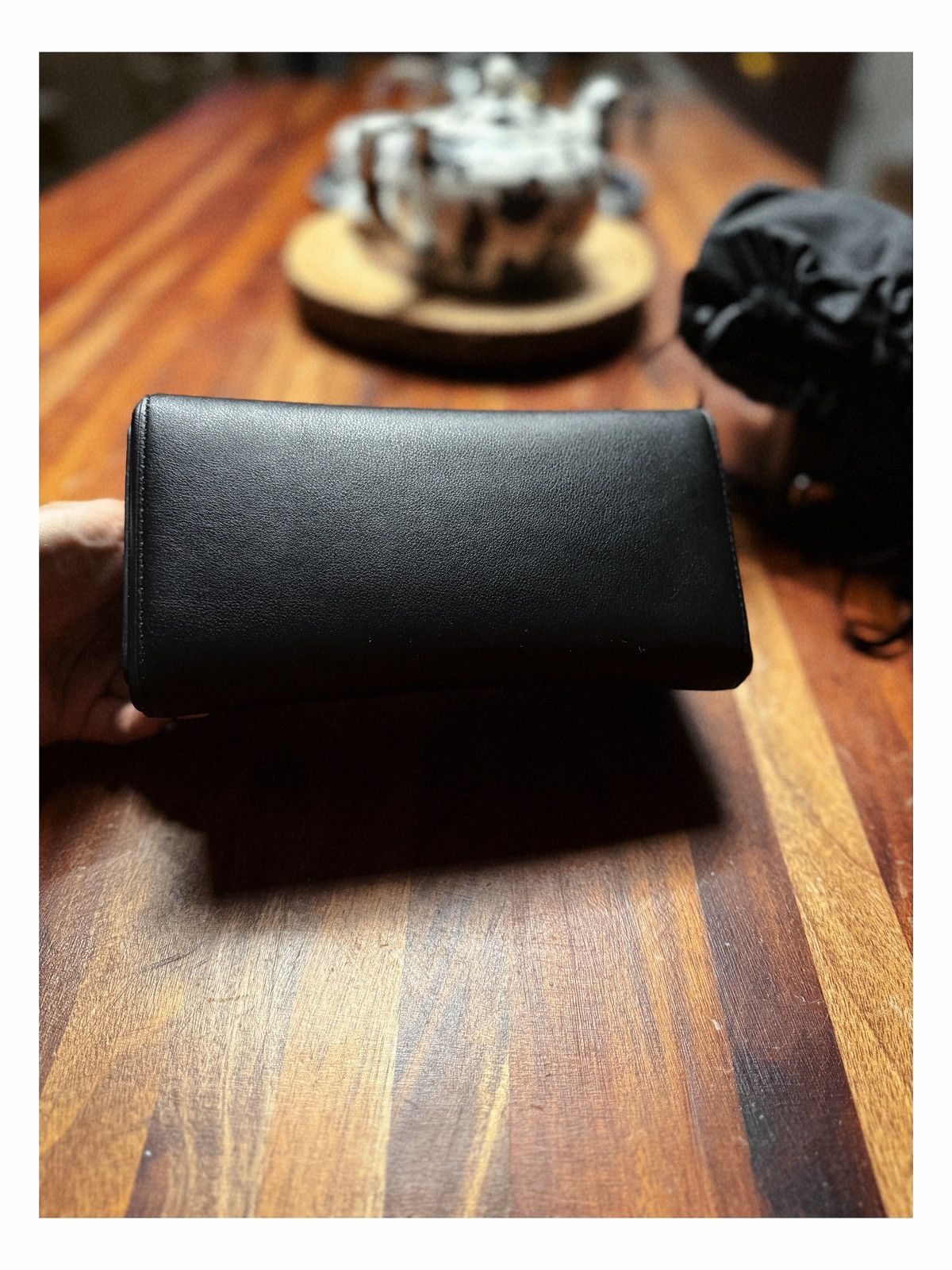 Other Sculptural Black Triangle Clutch – Modern Minimalist Luxury Size ONE SIZE - 7 Thumbnail