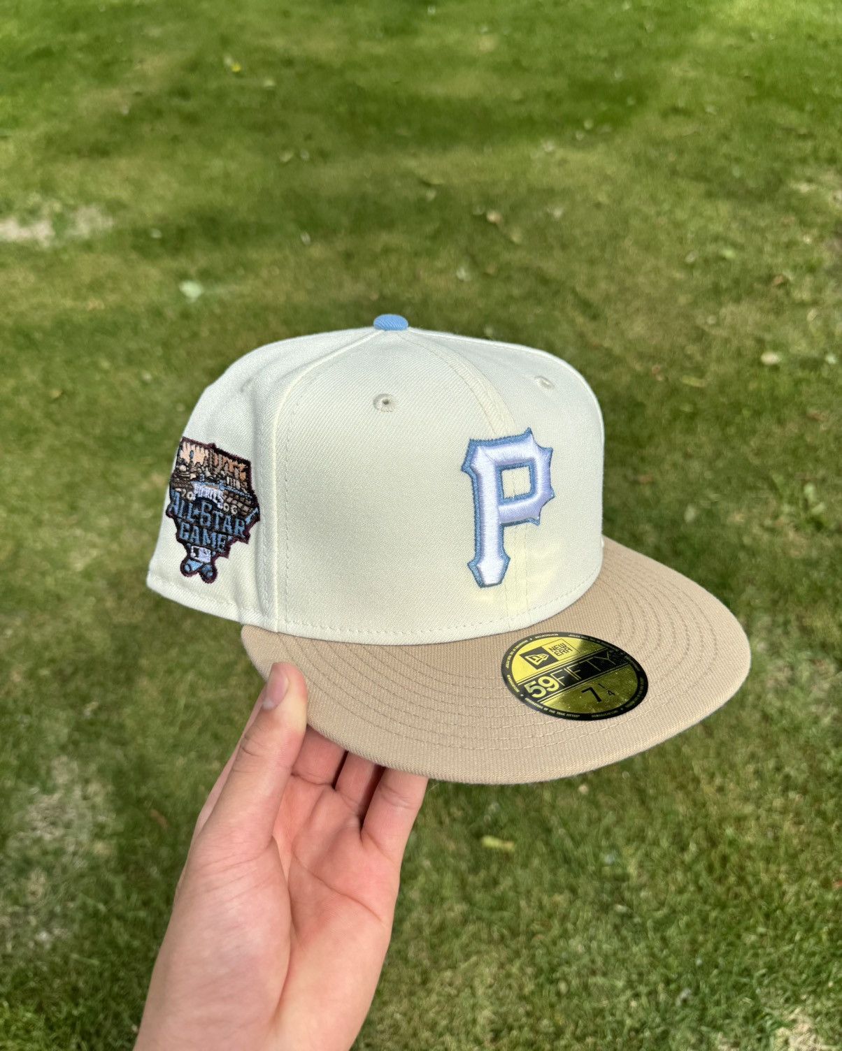 Pittsburg Pirates Cream Sky Blue - SportsWorld165 - 7 1/4
