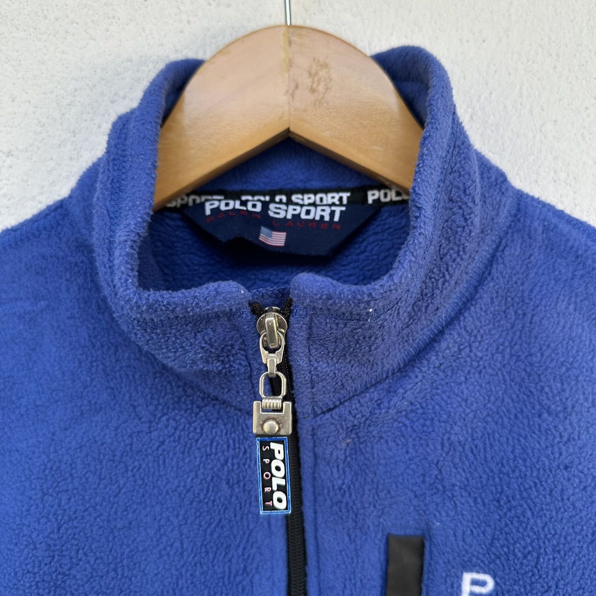 Polo Ralph Lauren Vintage Polo Ralph Lauren Polo Sport Fleece Half Zipper Size US L / EU 52-54 / 3 - 5 Thumbnail
